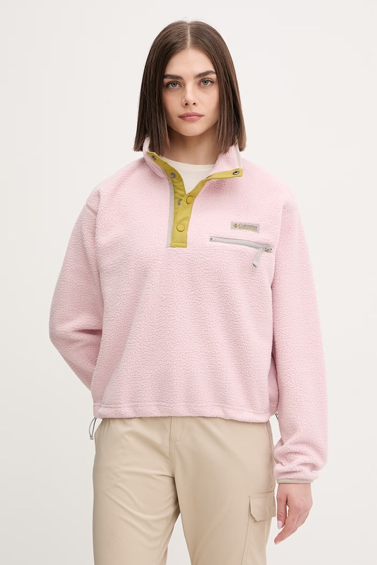 Columbia bluza sportowa Helvetia bez kaptura różowy 2092231