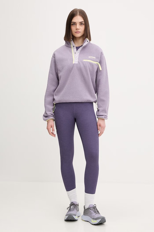 Columbia bluza sportowa Helvetia 2092231 fioletowy SS26