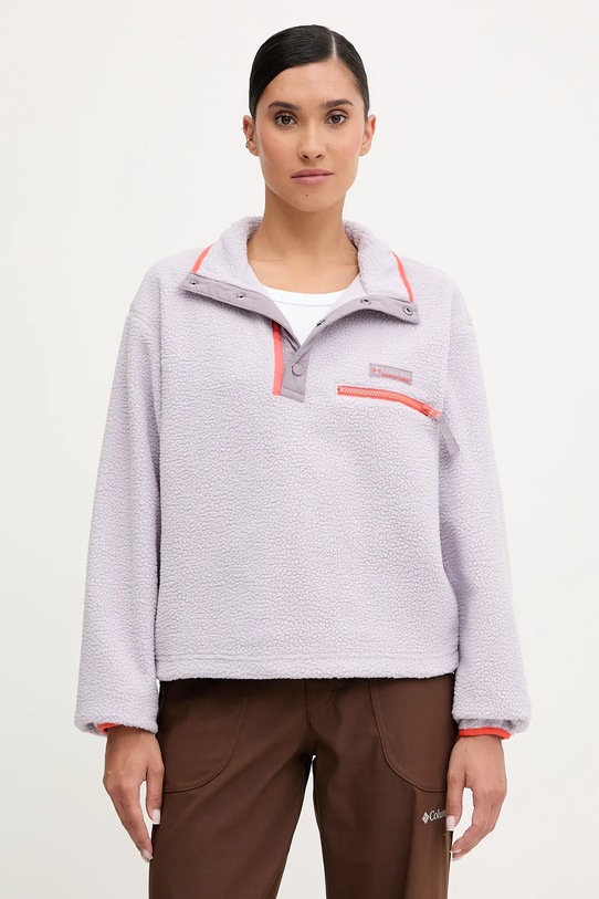 Columbia bluza sportowa Helvetia bez kaptura fioletowy 2092231