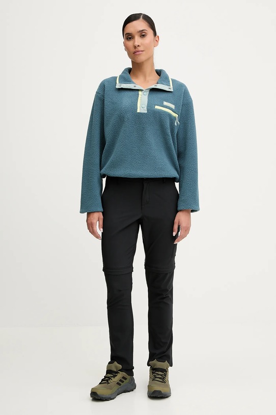 Columbia bluza sportowa Helvetia 2092231 turkusowy AW25