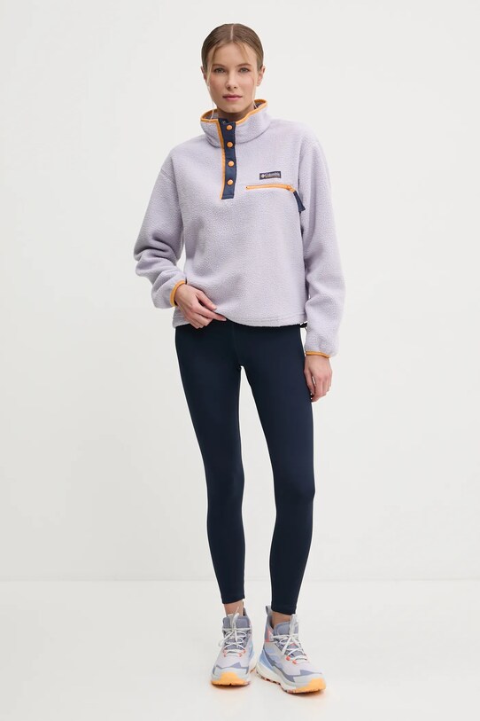 Športová mikina Columbia Helvetia 2092231 fialová AW25