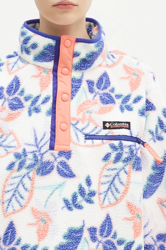 Sportovní mikina Columbia Helvetia bílá 2098501