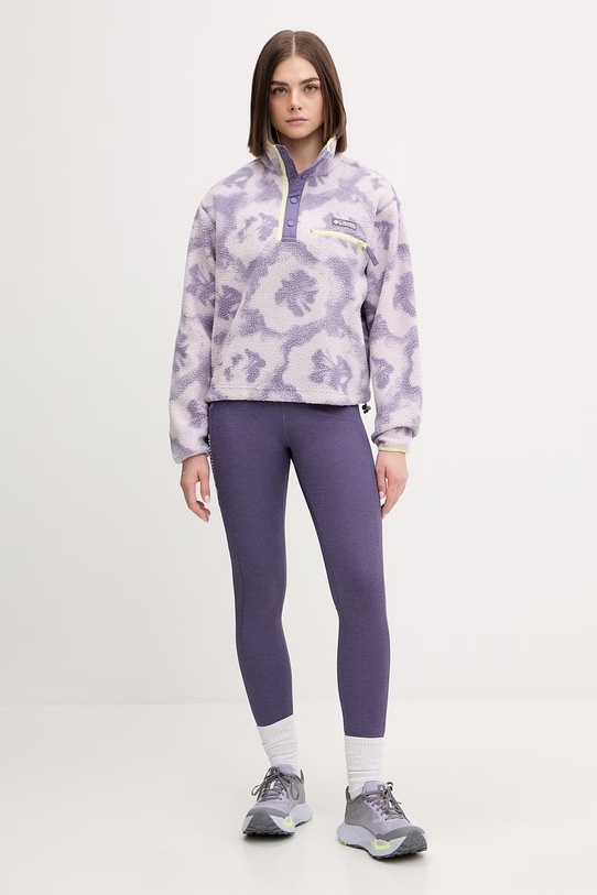 Columbia bluza sportowa Helvetia 2098501 fioletowy SS26