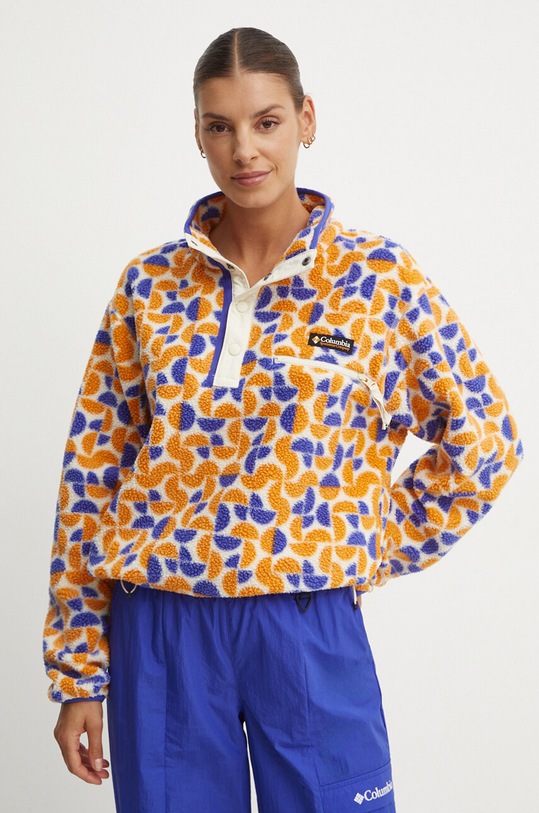 Columbia bluza sportowa Helvetia bez kaptura pomarańczowy 2098501