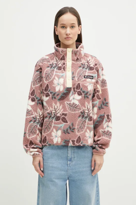 Columbia bluza sportowa Helvetia bez kaptura różowy 2098501