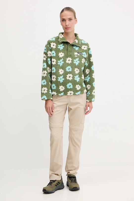 Sportovní mikina Columbia Helvetia 2098501 zelená SS26