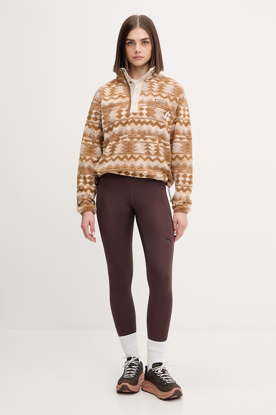 Columbia bluza sportowa Helvetia 2098501 brązowy SS26