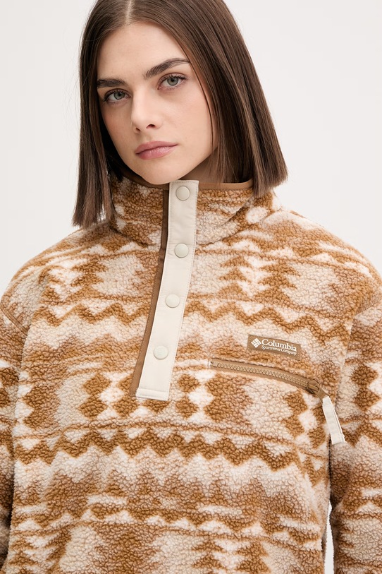 Columbia bluza sportowa Helvetia brązowy 2098501