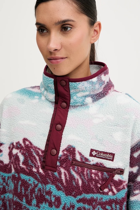 Columbia bluza sportowa Helvetia bordowy 2098501