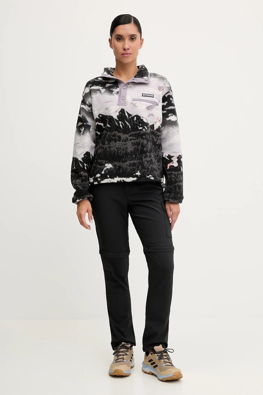 Columbia bluza sportowa Helvetia 2098501 fioletowy AW25