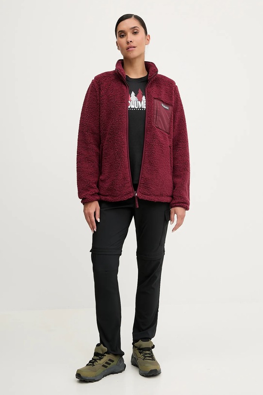 Columbia bluza sportowa West Bend 2099271 bordowy AW25