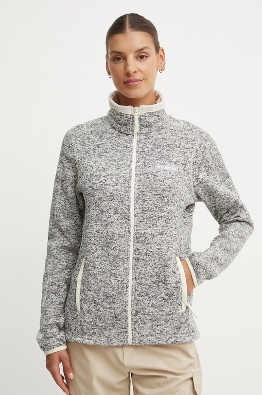 Спортивна кофта Columbia Sweather Weather без капюшона бежевий 2085724