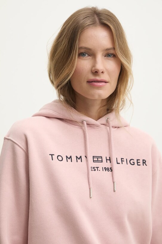 Tommy Hilfiger bluza różowy WW0WW43598