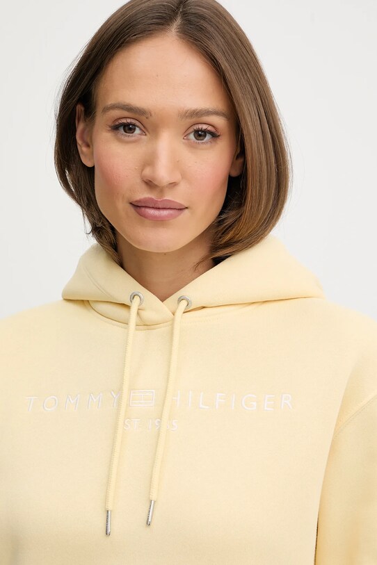 Odzież Tommy Hilfiger bluza WW0WW43598 żółty