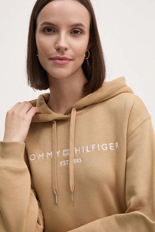 Mikina Tommy Hilfiger béžová WW0WW43598