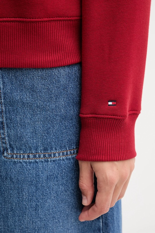 Mikina Tommy Hilfiger WW0WW43598 burgundské