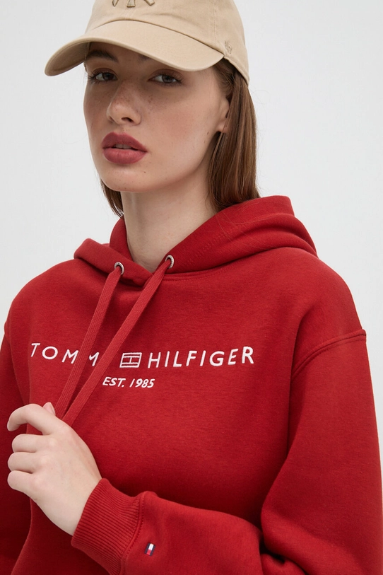 Tommy Hilfiger bluza bordowy WW0WW43598