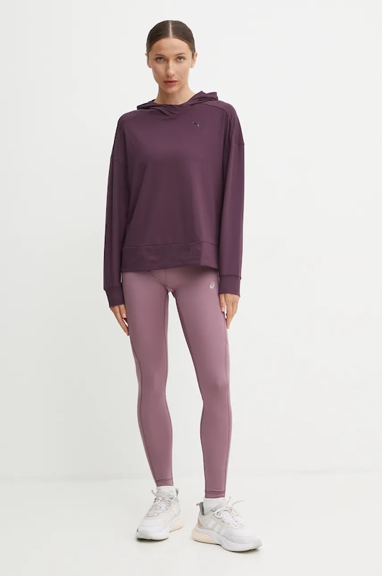 Tréninková mikina Puma Cloudspun 525762 fialová AW24