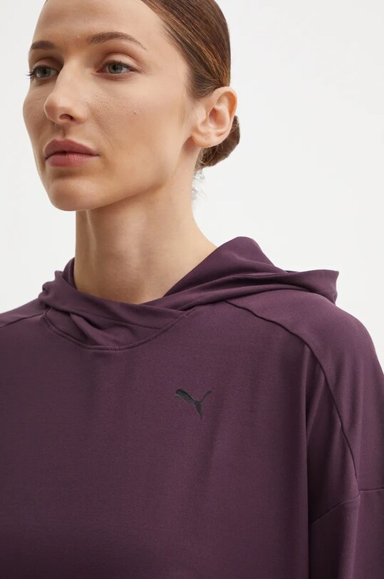 Tréningová mikina Puma Cloudspun fialová 525762