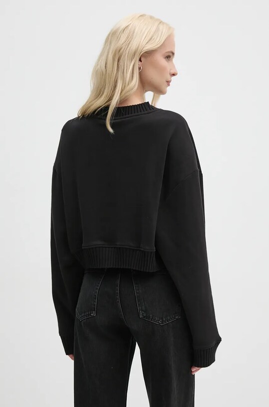 Îmbrăcăminte Calvin Klein Jeans hanorac de bumbac J20J224651 negru