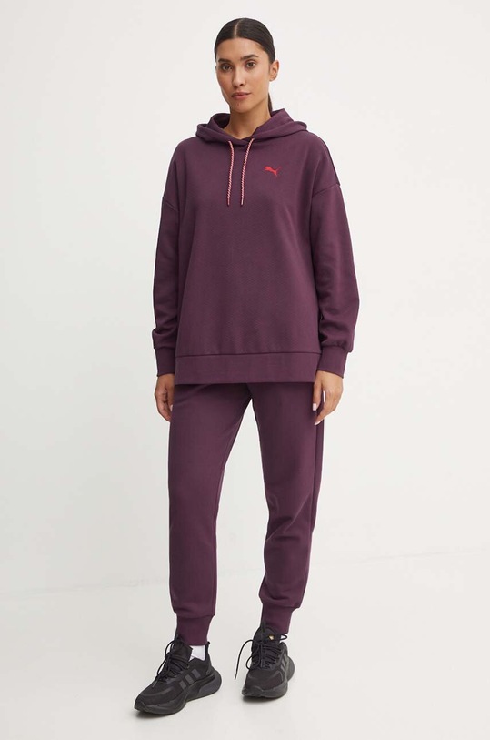 Μπλούζα Puma 626636 μωβ AW24