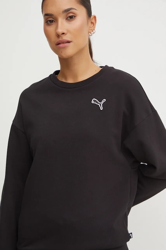 Бавовняна кофта Puma чорний 676803