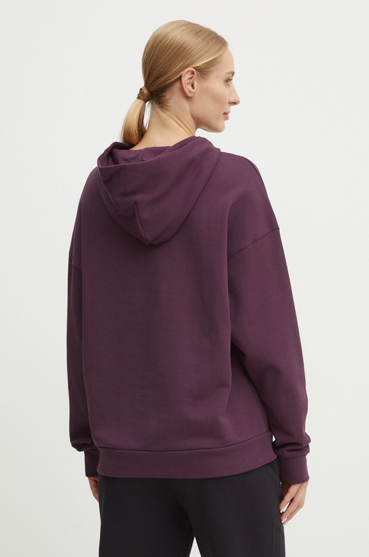 Oblečení Bavlněná mikina Puma 676804 burgundské