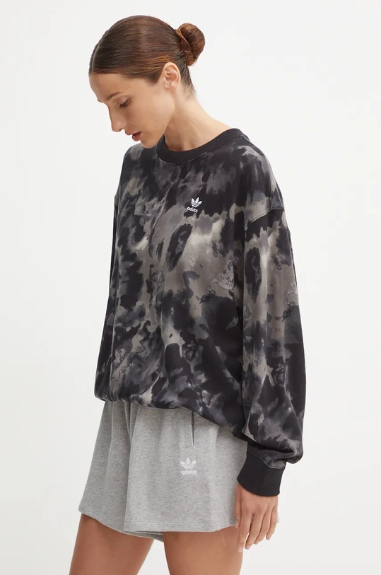 Бавовняна кофта adidas Originals бавовна чорний IW0842