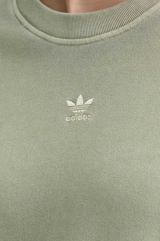 Bavlnená mikina adidas Originals IX6977 zelená