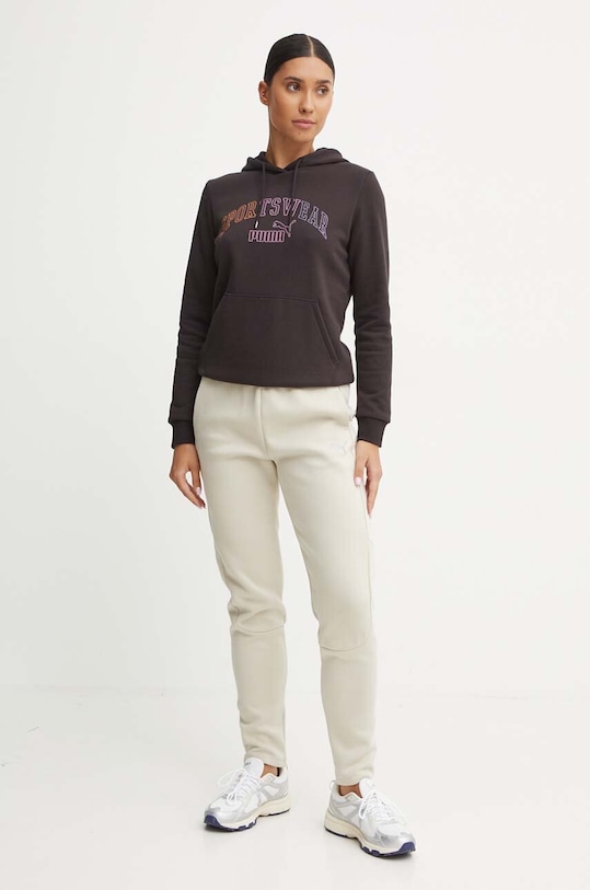 Puma bluza 682987 negru AW24