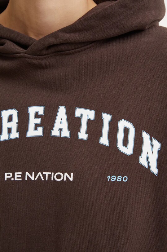 P.E Nation hanorac de bumbac Vantage 243H379 maro