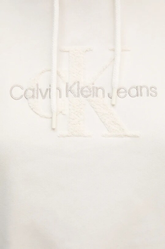Calvin Klein Jeans bluza bawełniana J20J224170 beżowy