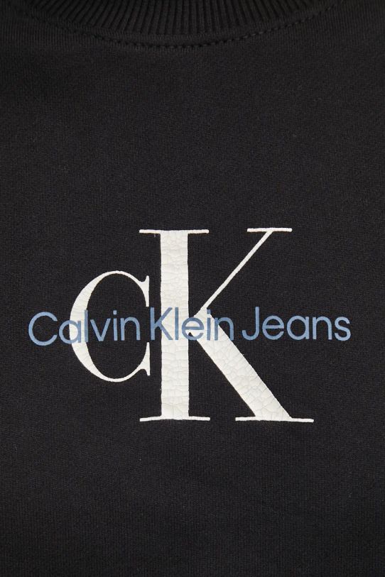 Calvin Klein Jeans hanorac de bumbac J20J224177 negru