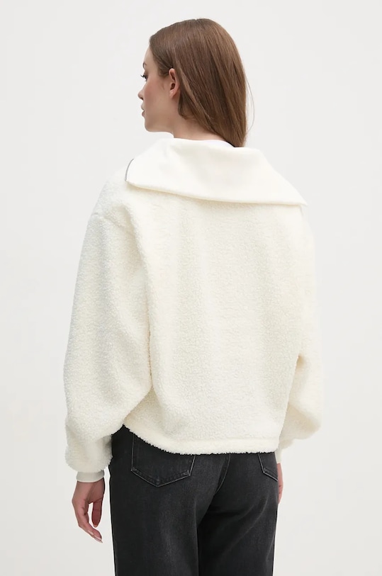 Oblečenie Fleecová mikina Calvin Klein Jeans J20J224180 biela