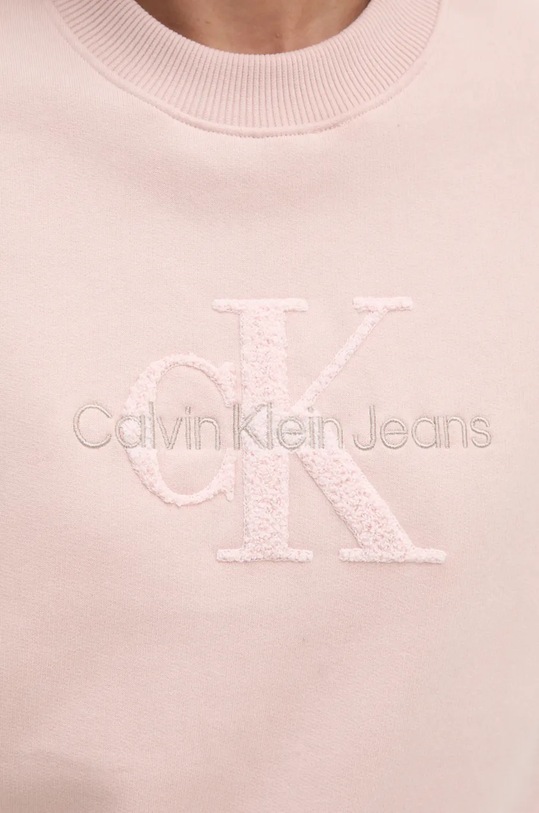 Calvin Klein Jeans bluza bawełniana J20J224652 różowy