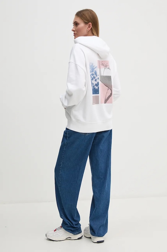 Oblečení Mikina Calvin Klein Jeans J20J224178 bílá