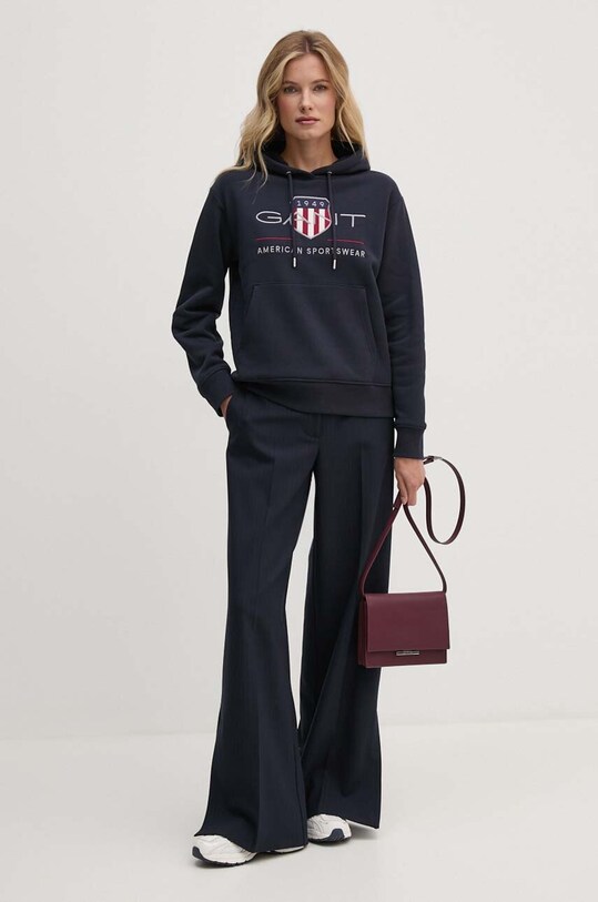 Gant felpa 4200276 blu navy AW24