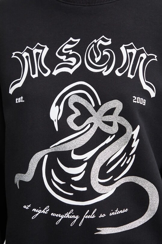 Хлопковая кофта MSGM 3742MDM110.247999 чёрный