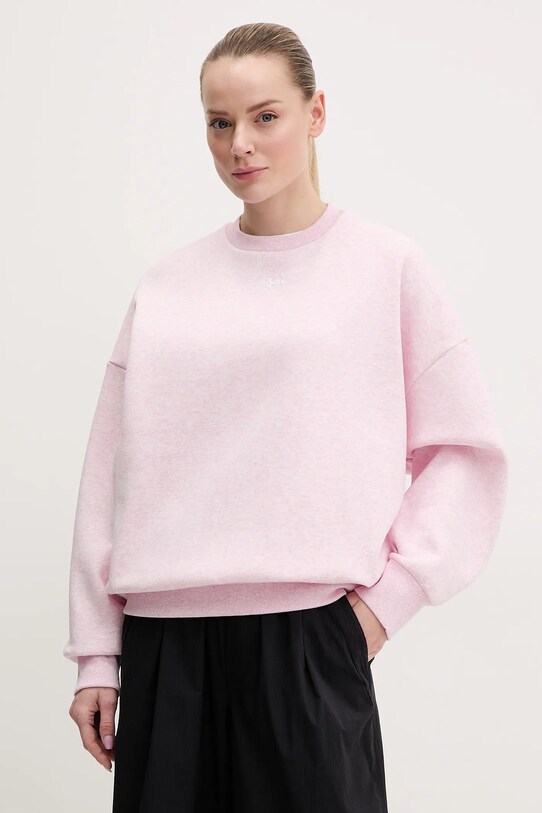Under Armour bluza Rival Fleece uni roz 1386463