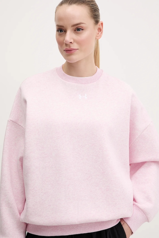 Under Armour bluza Rival Fleece różowy 1386463