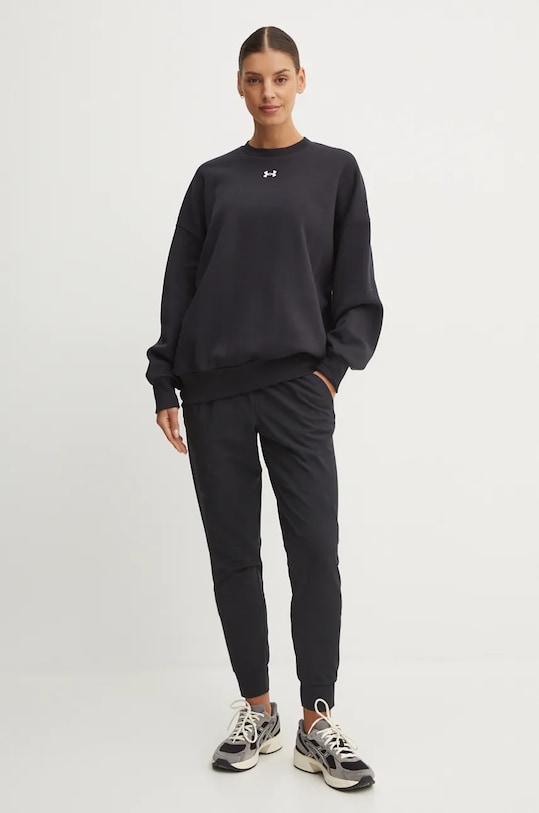 Under Armour bluza Rival Fleece 1386463 negru SS25