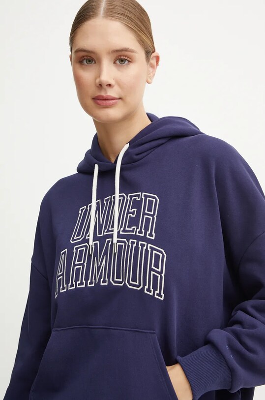 Under Armour bluza Icon HWT Terry print bleumarin 1386494