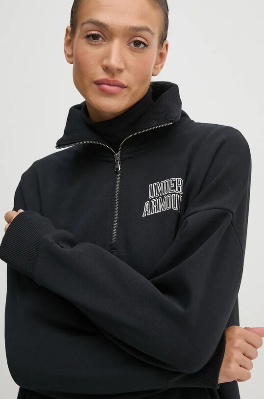 Under Armour bluza Icon HWT Terry 1386495 negru AW24