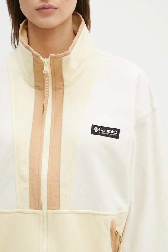 Поларен суичър Columbia Backbowl II FZ Fleece бежов 2092163