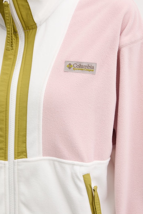 Columbia bluza polarowa Backbowl II FZ Fleece 2092163 różowy