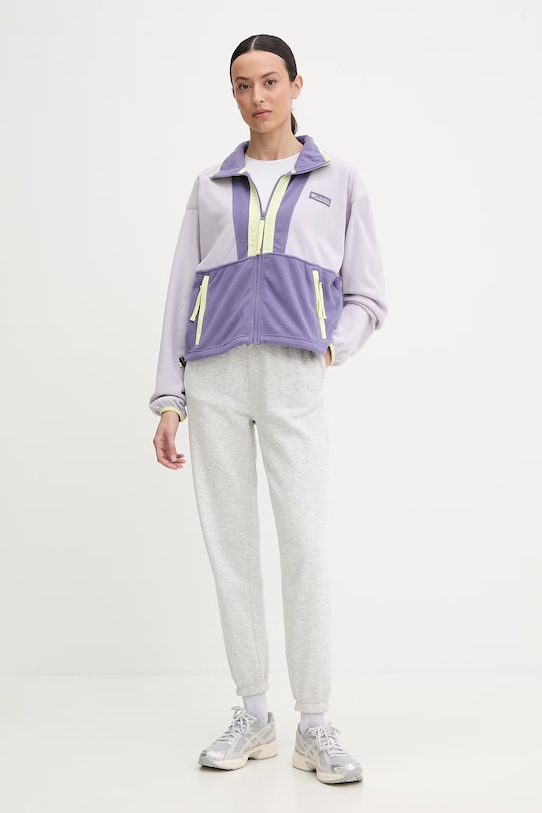 Columbia bluza polarowa Backbowl II FZ Fleece 2092163 fioletowy SS26