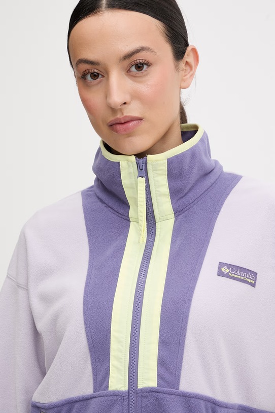 Columbia bluza polarowa Backbowl II FZ Fleece fioletowy 2092163