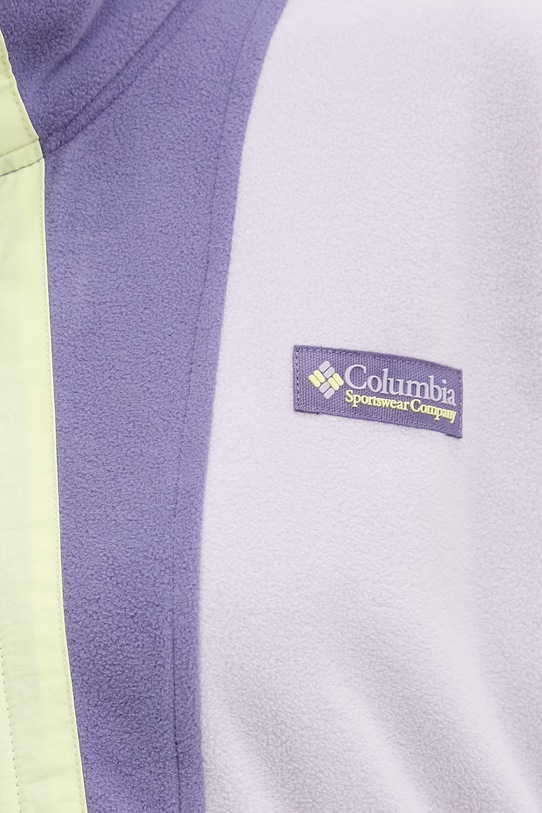 Columbia bluza polarowa Backbowl II FZ Fleece 2092163 fioletowy