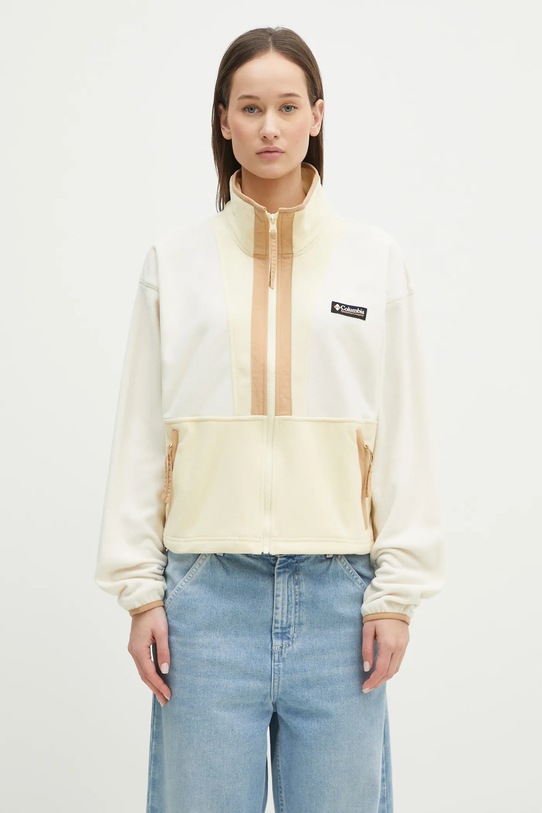 Fleecová mikina Columbia Backbowl II FZ Fleece vzorovaný žlutá 2092163