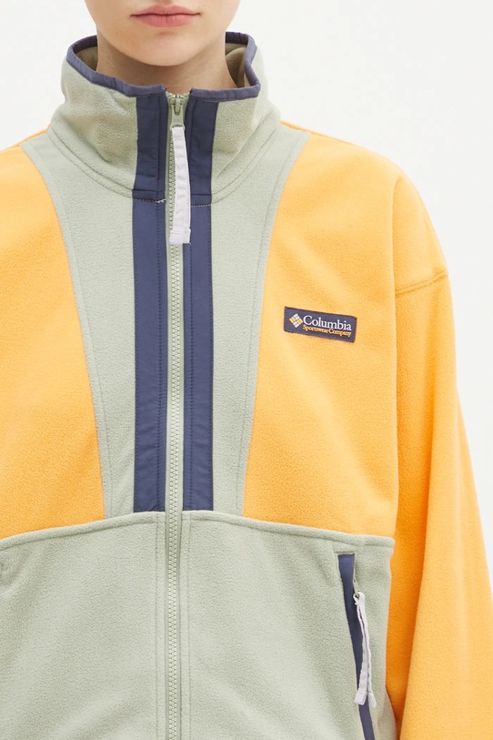 Поларен суичър Columbia Backbowl II FZ Fleece оранжев 2092163